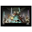 Star Wars Clone Wars Light of the Jedi Paper Giclee